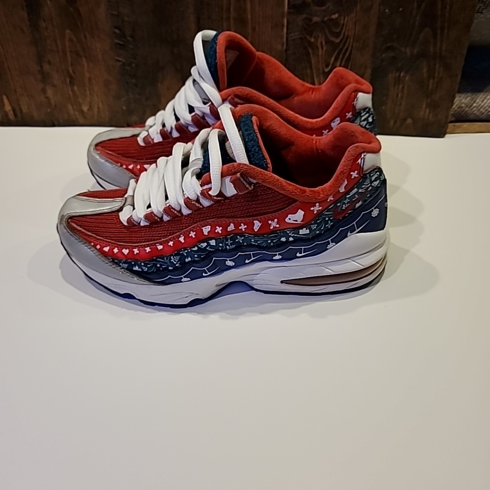 NIKE AIR MAX 95 (GS) "UGLY CHRISTMAS SWEATER" SZ 6.5Y WOMENS SZ 8 [CT1593-100]